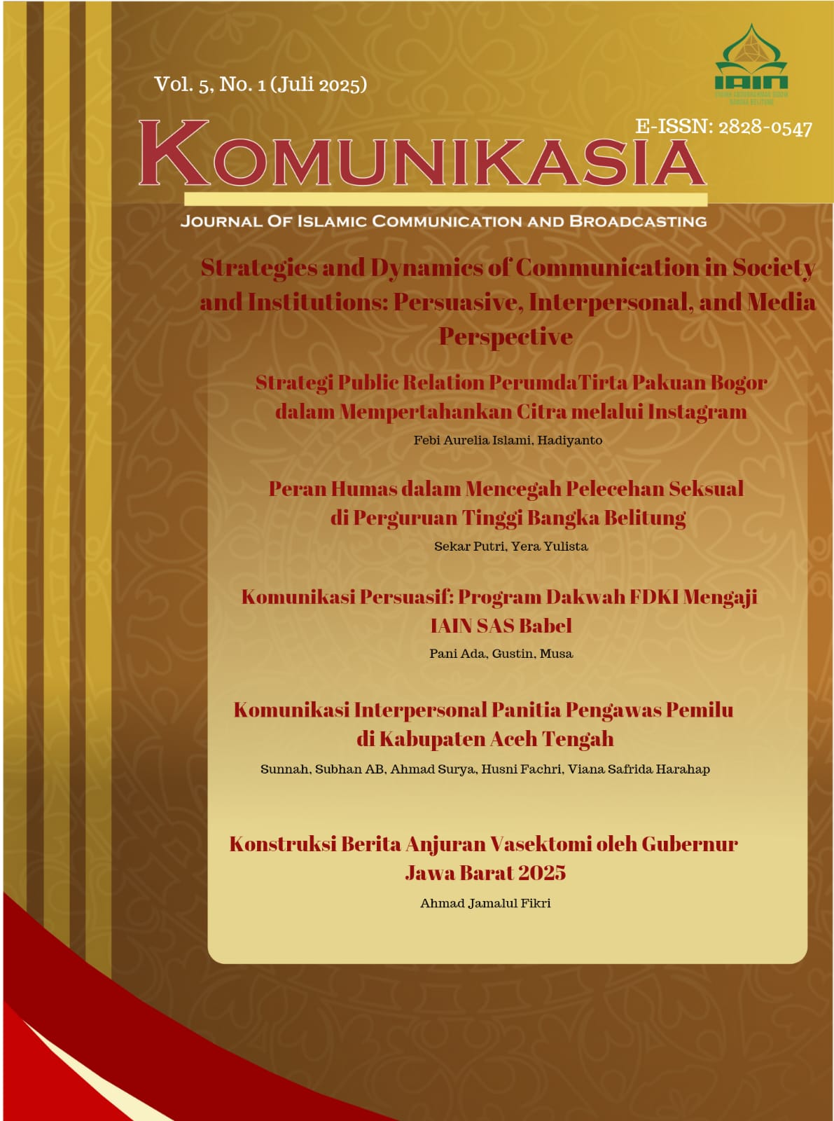 					View Vol. 5 No. 1 (2025): Juli 2025
				